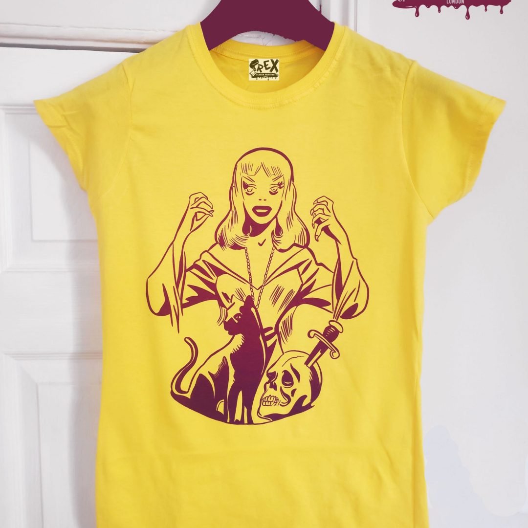 SHE'S MY WITCH   womens t-shirt