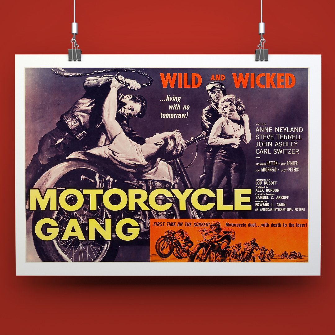 Motorcycle Gang Poster