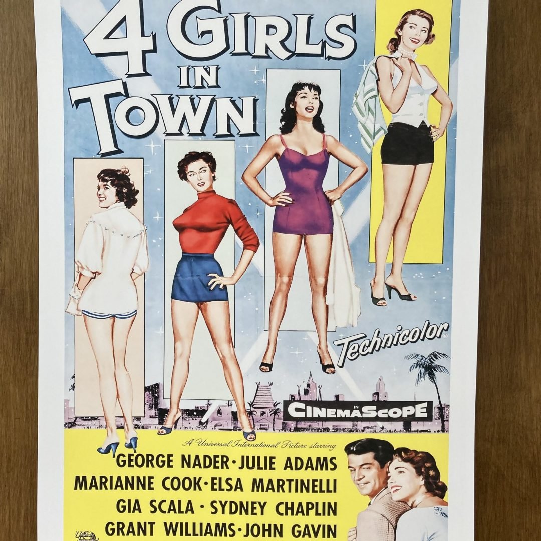 Four Girls In Town Poster