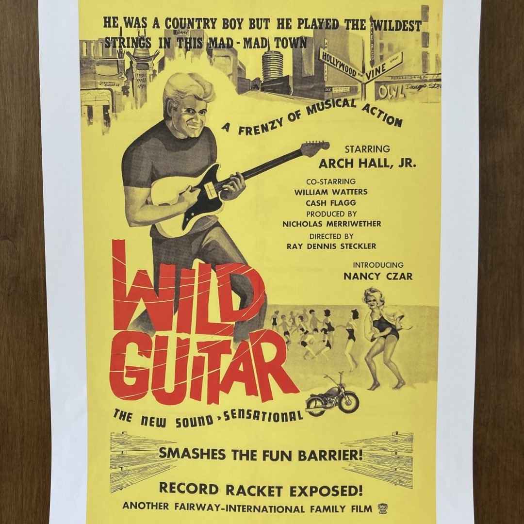 Wild Guitar Poster