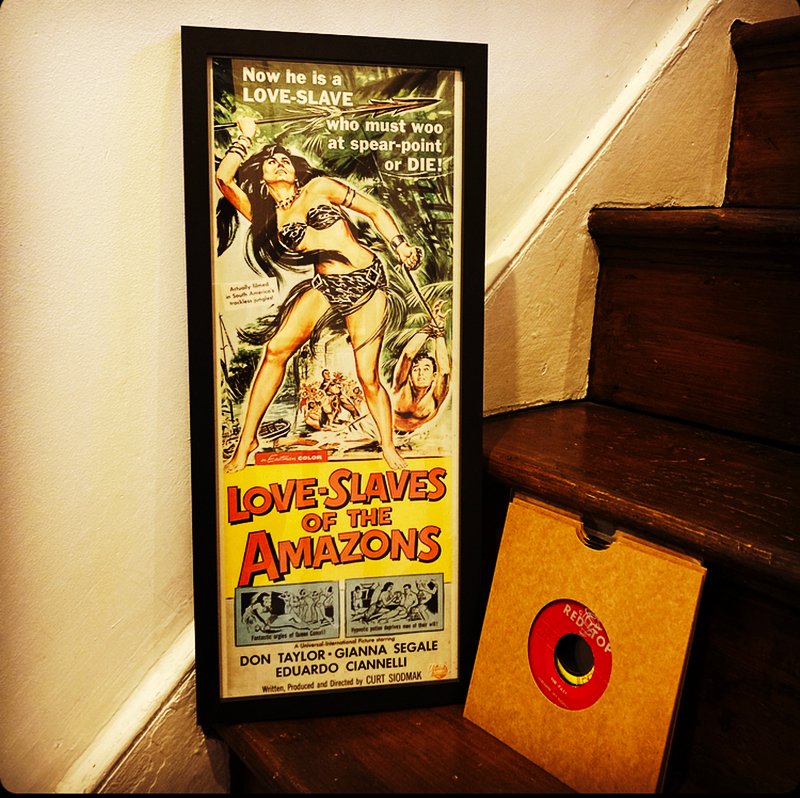 Love-slave of the amazons - framed