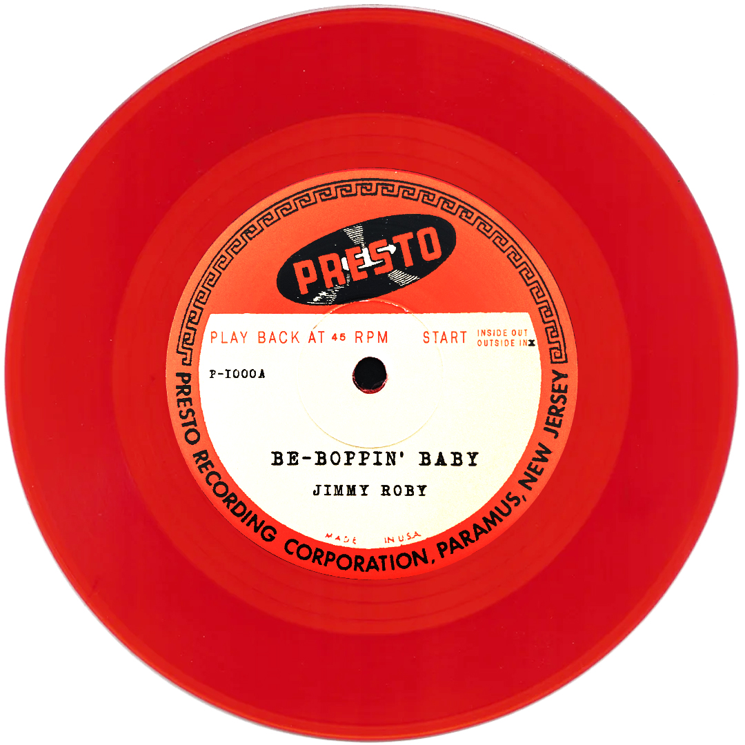 Jimmy Roby - Be-boppin' baby • Reissue red wax