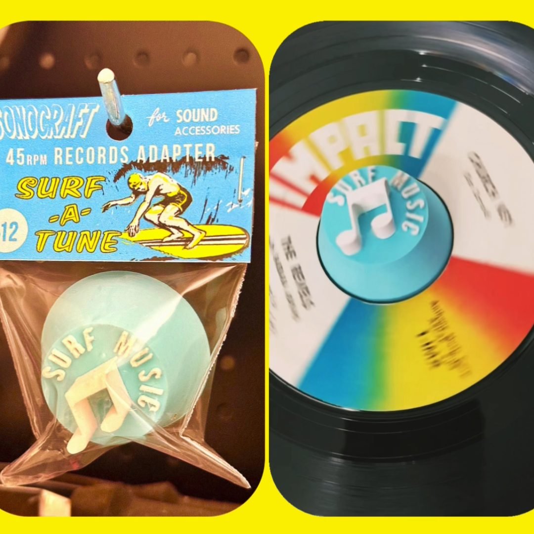 SURF MUSIC 45 RPM Adapter for 7″ Vinyl Records